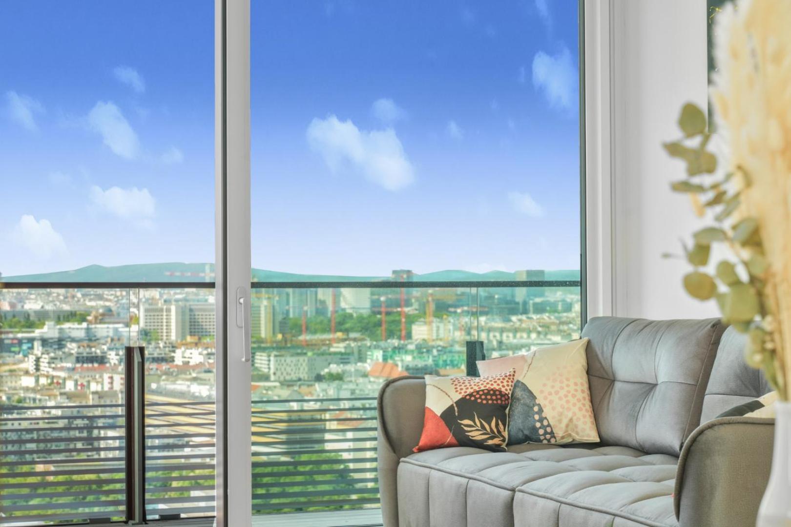 Luxury Penthouse I Rooftop Pool I Self Check-In เวียนนา ภายนอก รูปภาพ