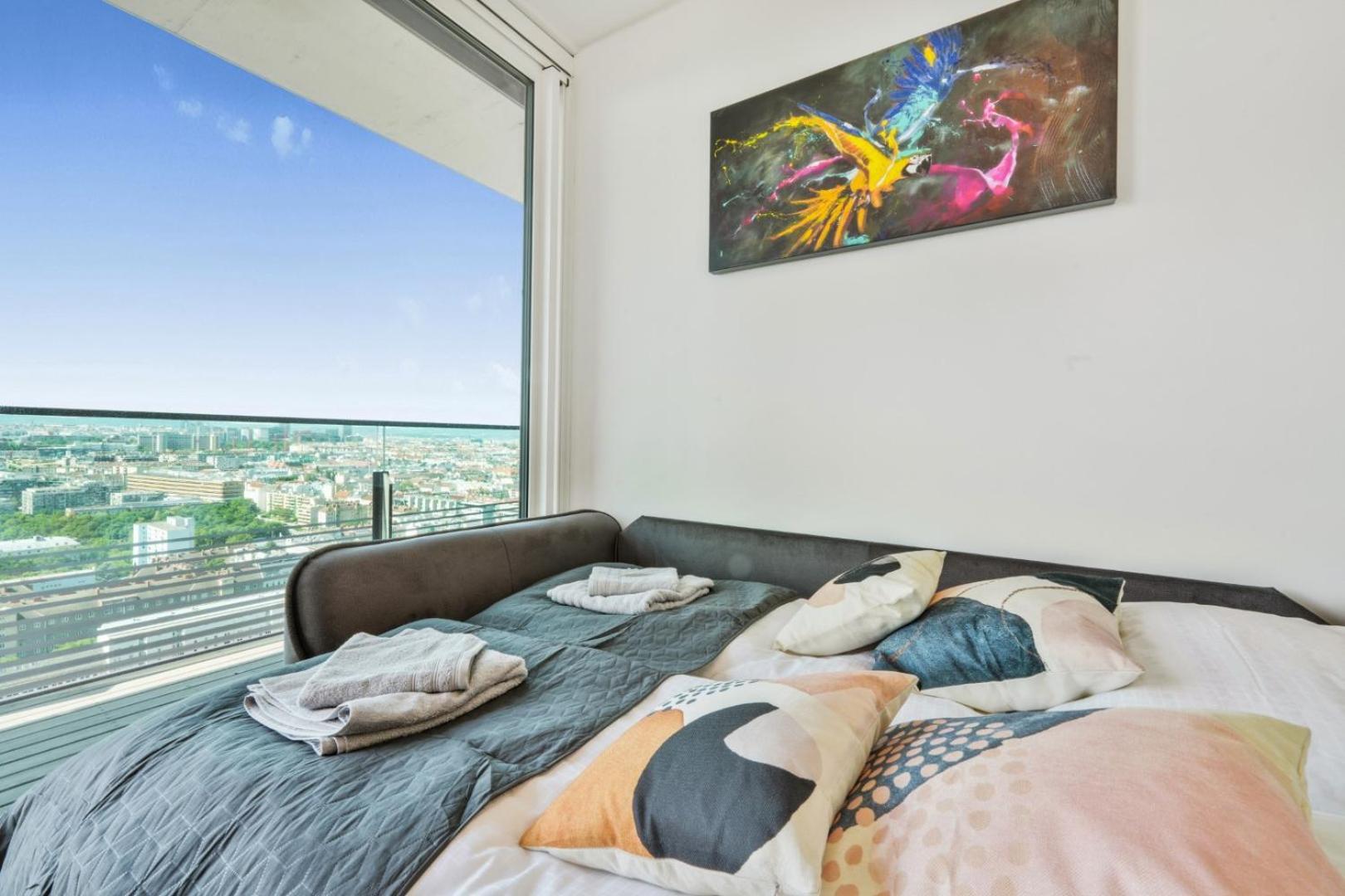 Luxury Penthouse I Rooftop Pool I Self Check-In เวียนนา ภายนอก รูปภาพ